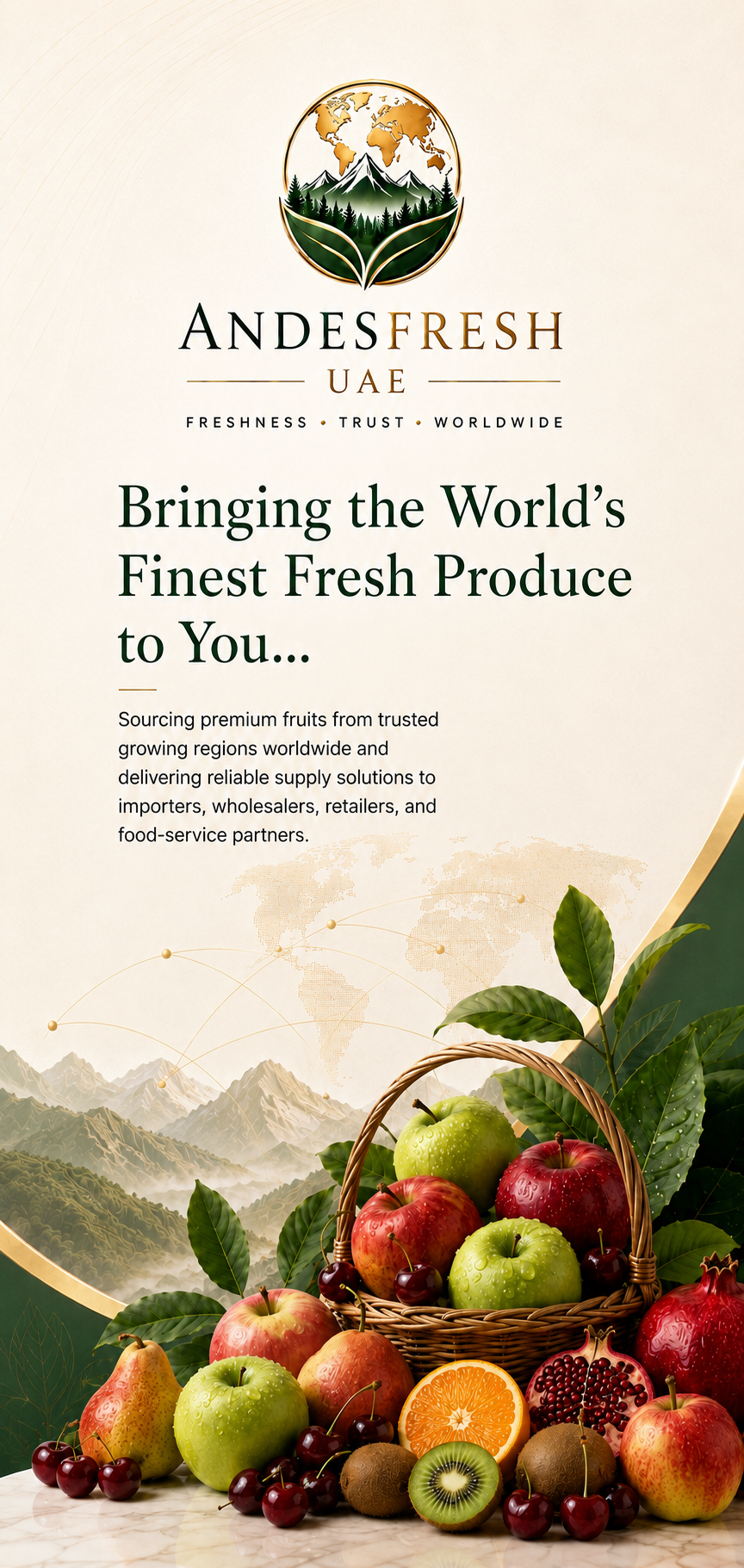 Andesfresh UAE — bringing the world's finest fresh produce to you